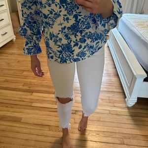 Women’s Levi White High Rise 721 Skinny Jeans